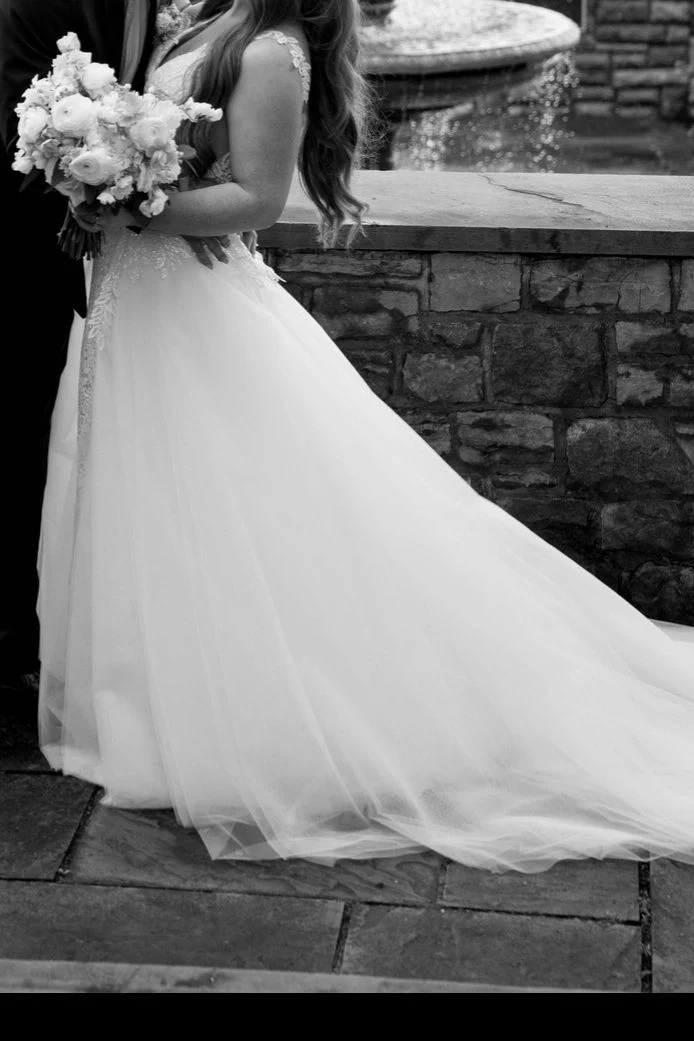 Dress with Veil & Skirt - Image 6