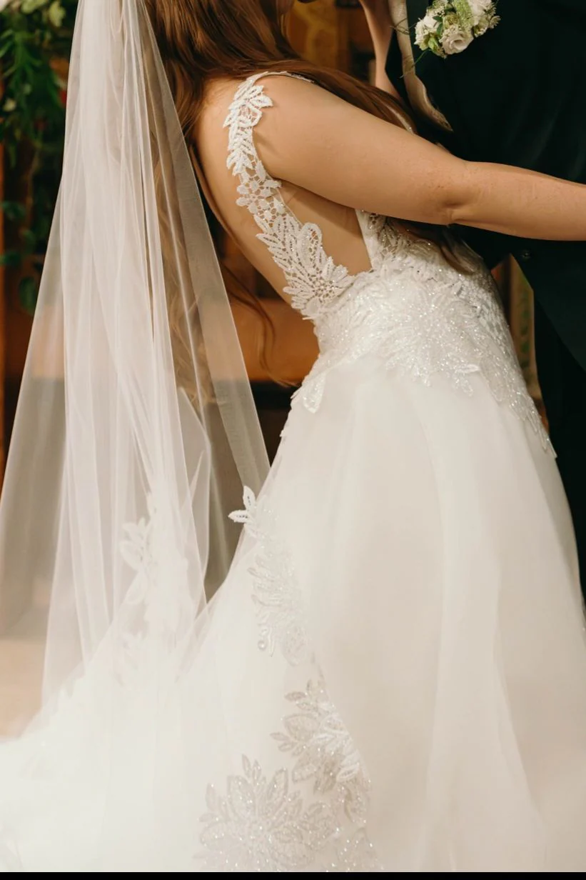 Dress with Veil & Skirt - Image 8