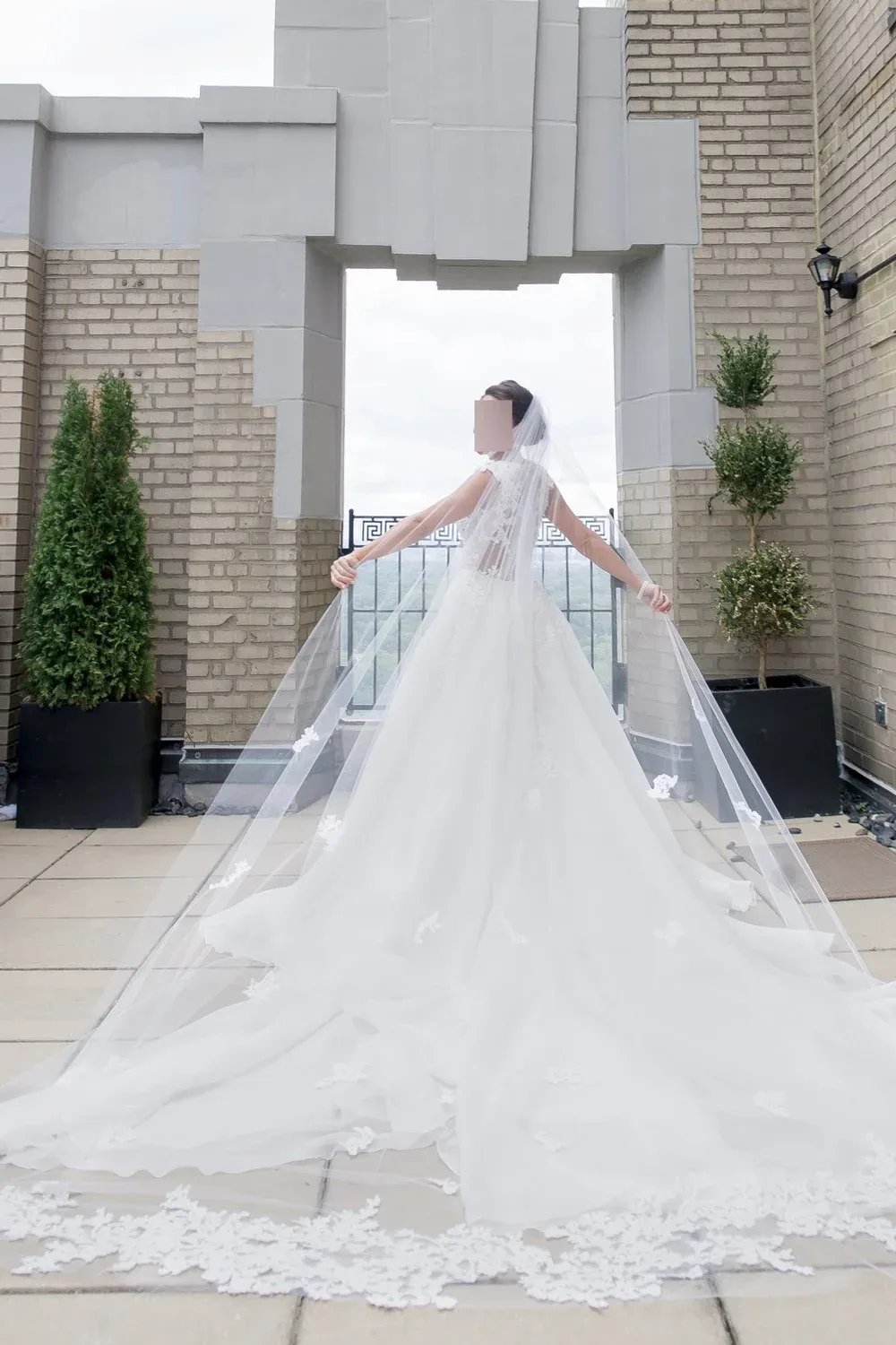 202 with Skirt and Veil - Image 3