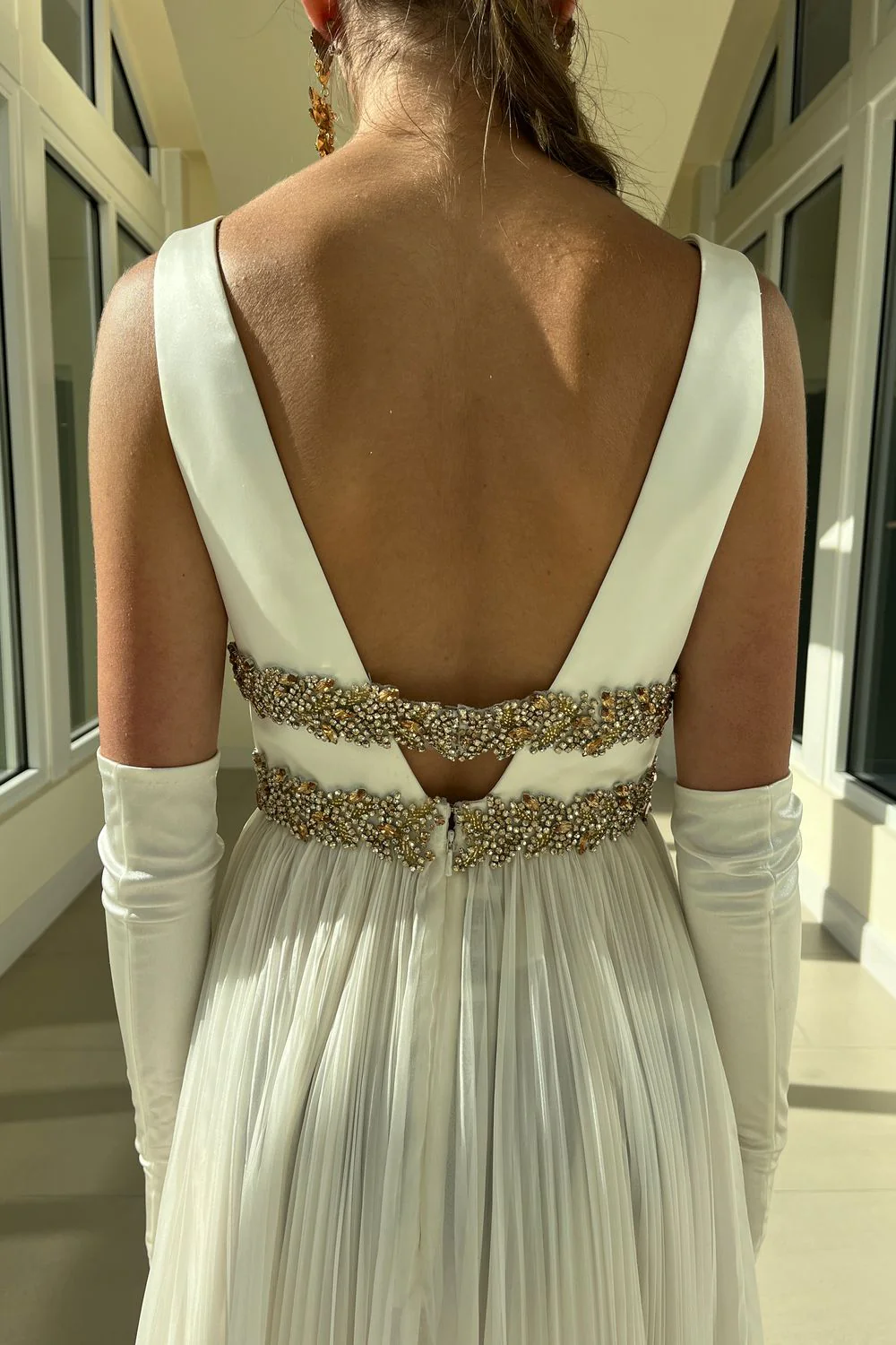 44560 with Matching Swarovski Crystal Earrings - Image 5