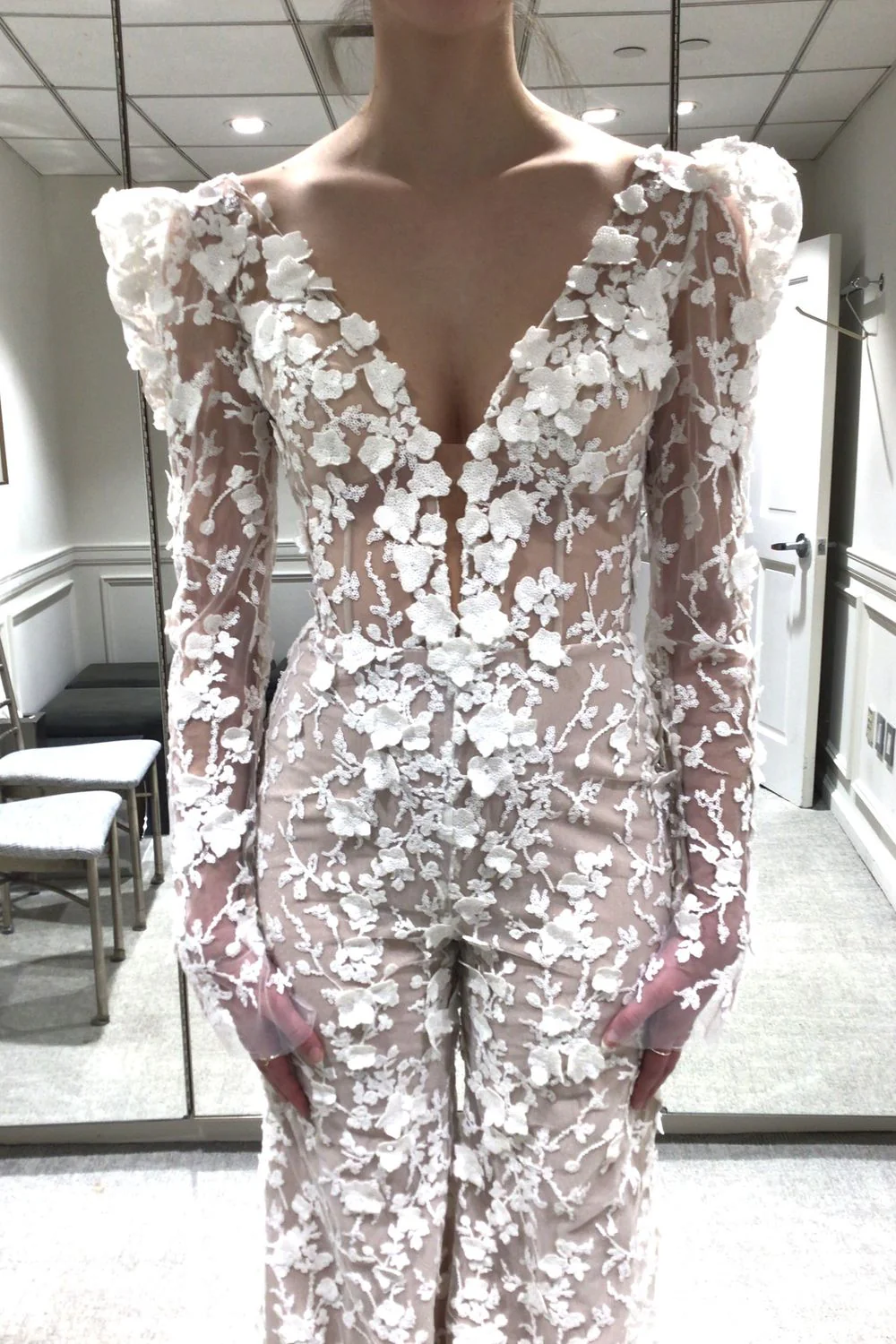 4964 Lace Jumpsuit - Image 3