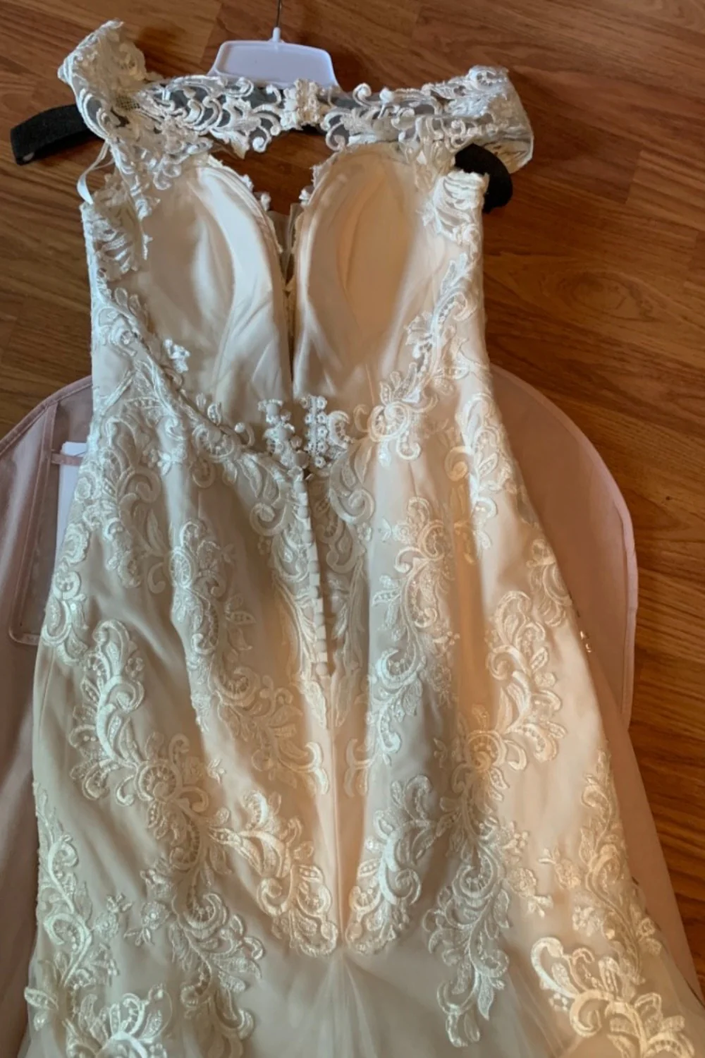 6731 Ivory Lace/Tulle/Ivory Gown/Java Tulle - Image 4