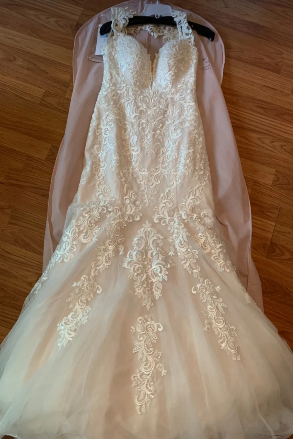 6731 Ivory Lace/Tulle/Ivory Gown/Java Tulle - Image 5