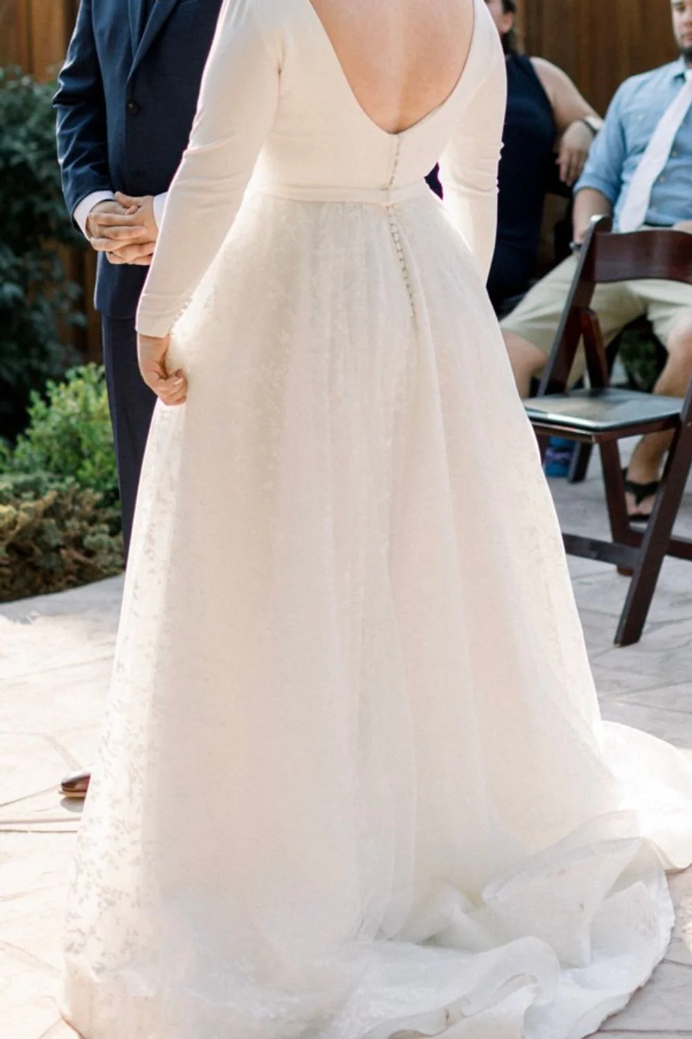 A line long sleeve dress