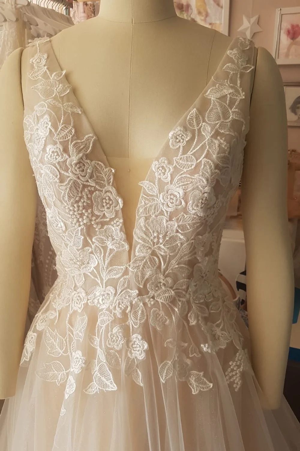 A-Line Tulle Wedding Dress - Image 4