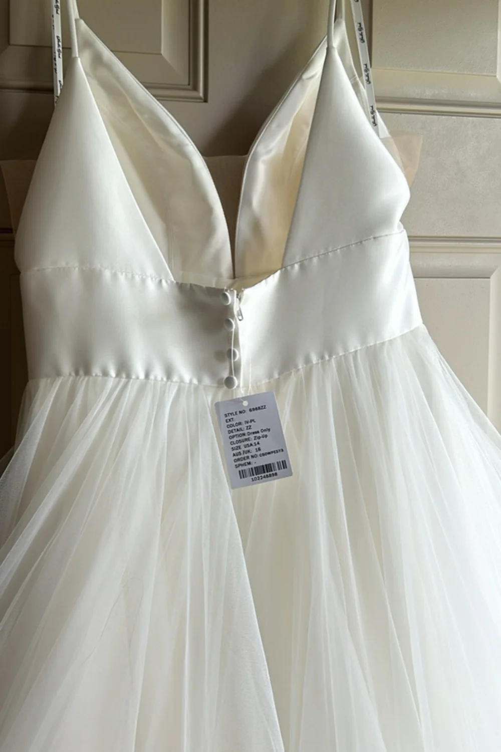 A-line with Organza skirt - Image 4
