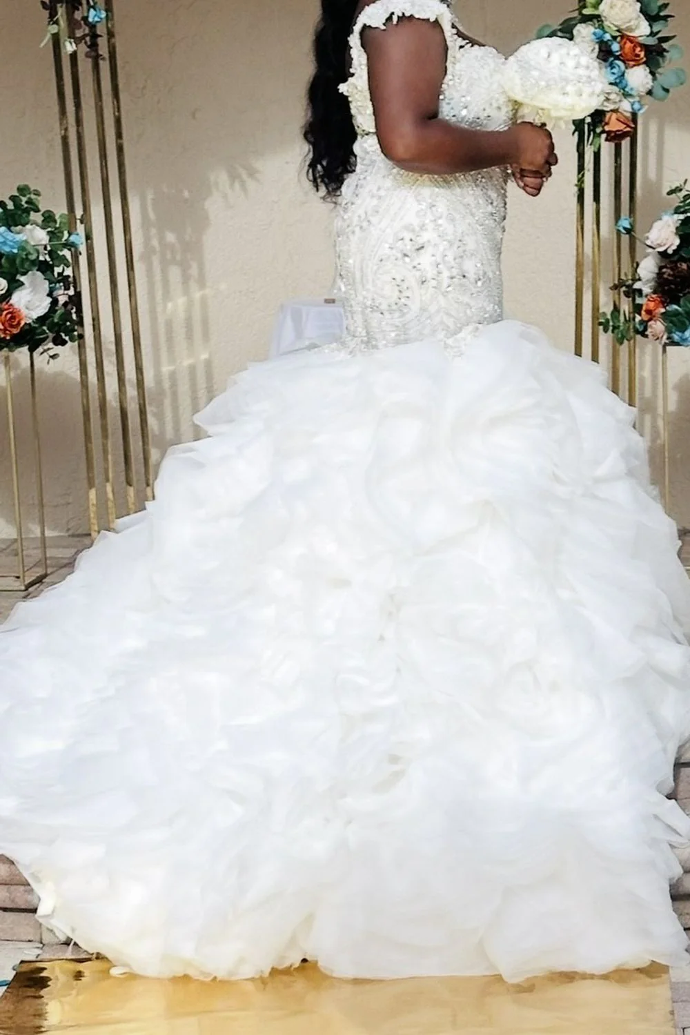 Amanda Novias 2 in 1 Mermaid Dress