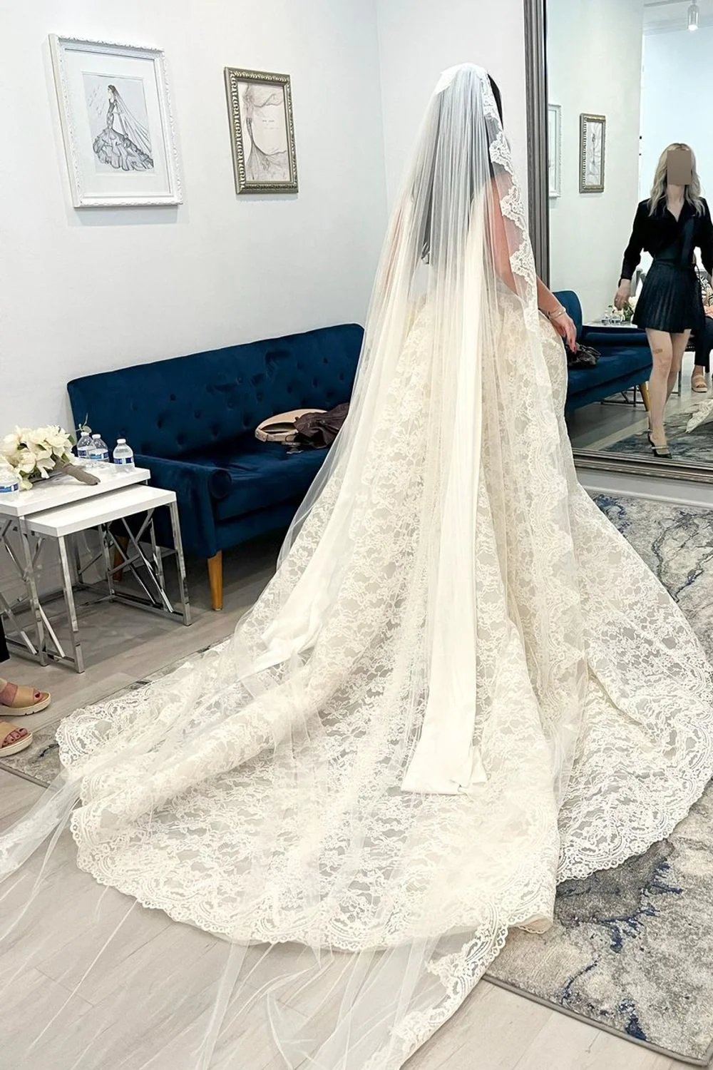 Anais with Overskirt and Veil - Image 10