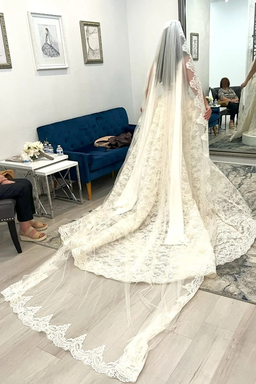 Anais with Overskirt and Veil - Image 7