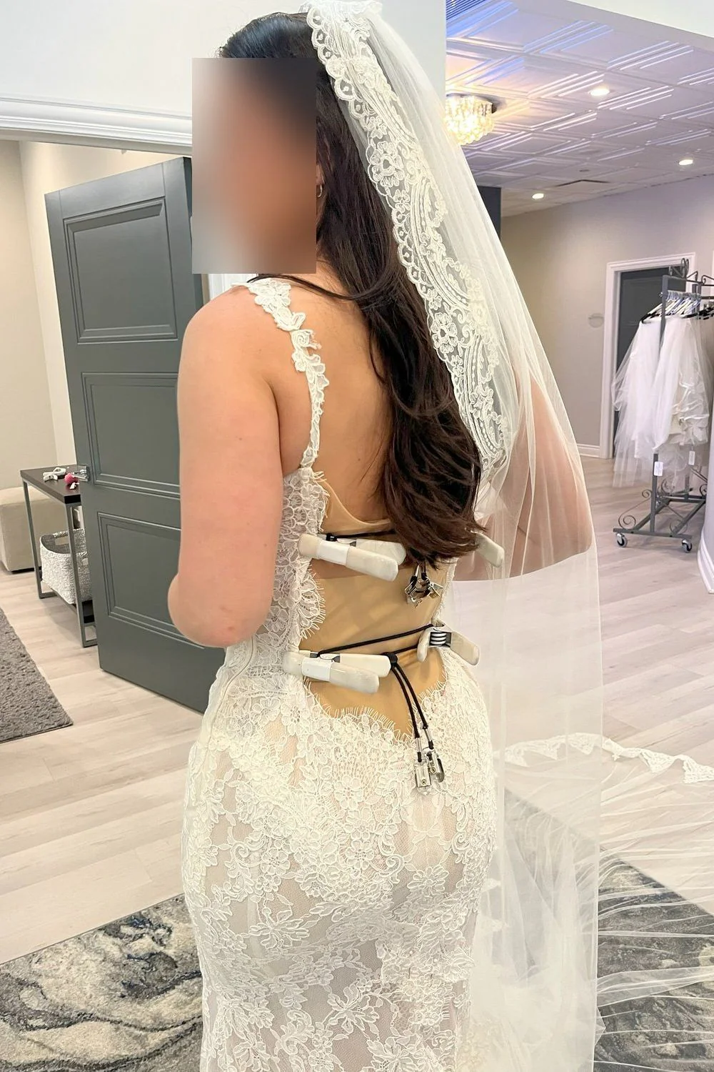 Anais with Overskirt and Veil - Image 8