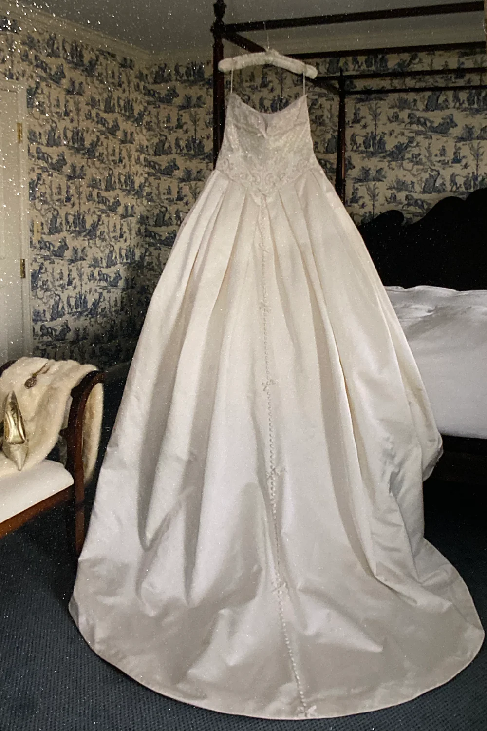 Ballgown Dress with Veil - Image 5