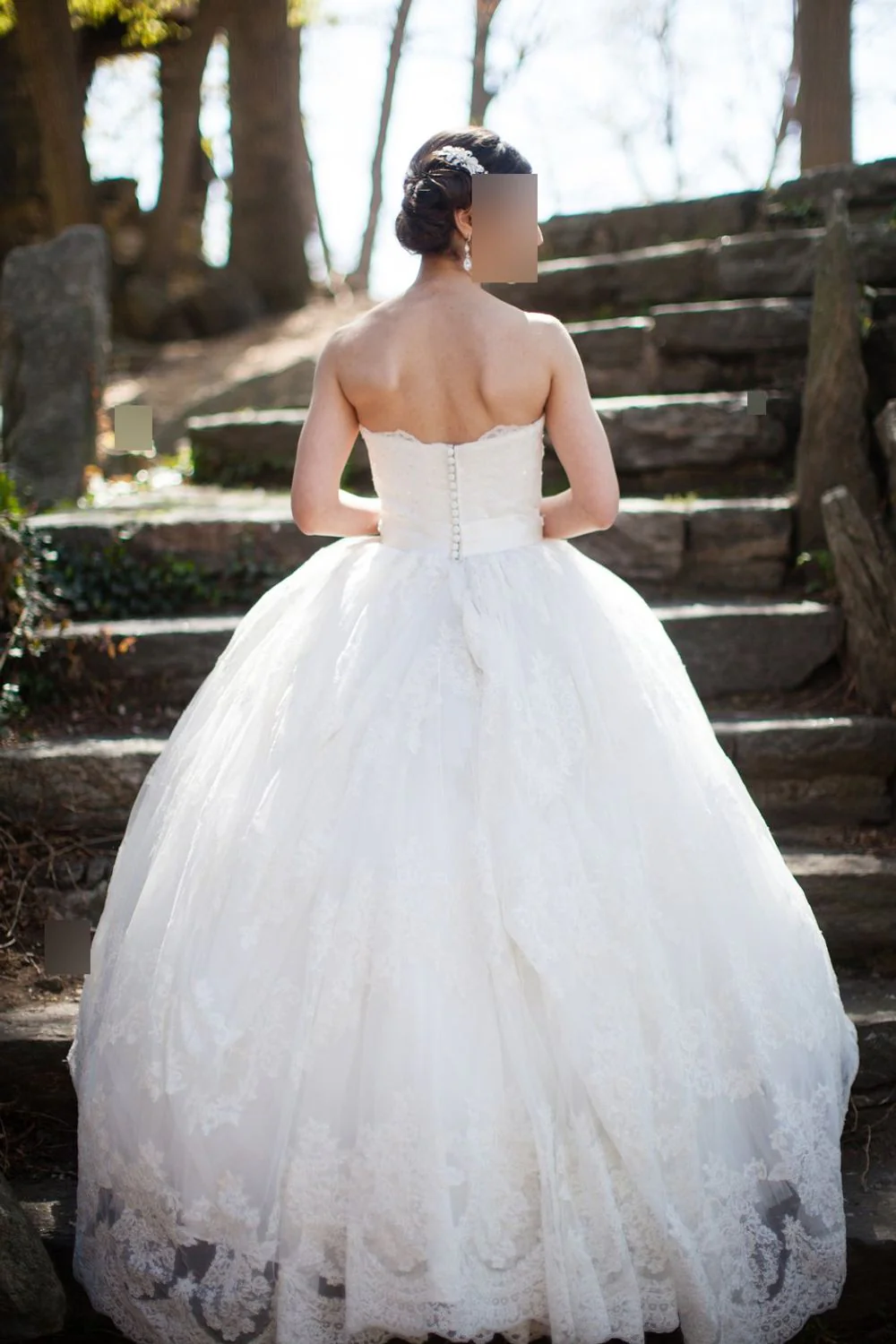 Ballgown with Veil - Image 4