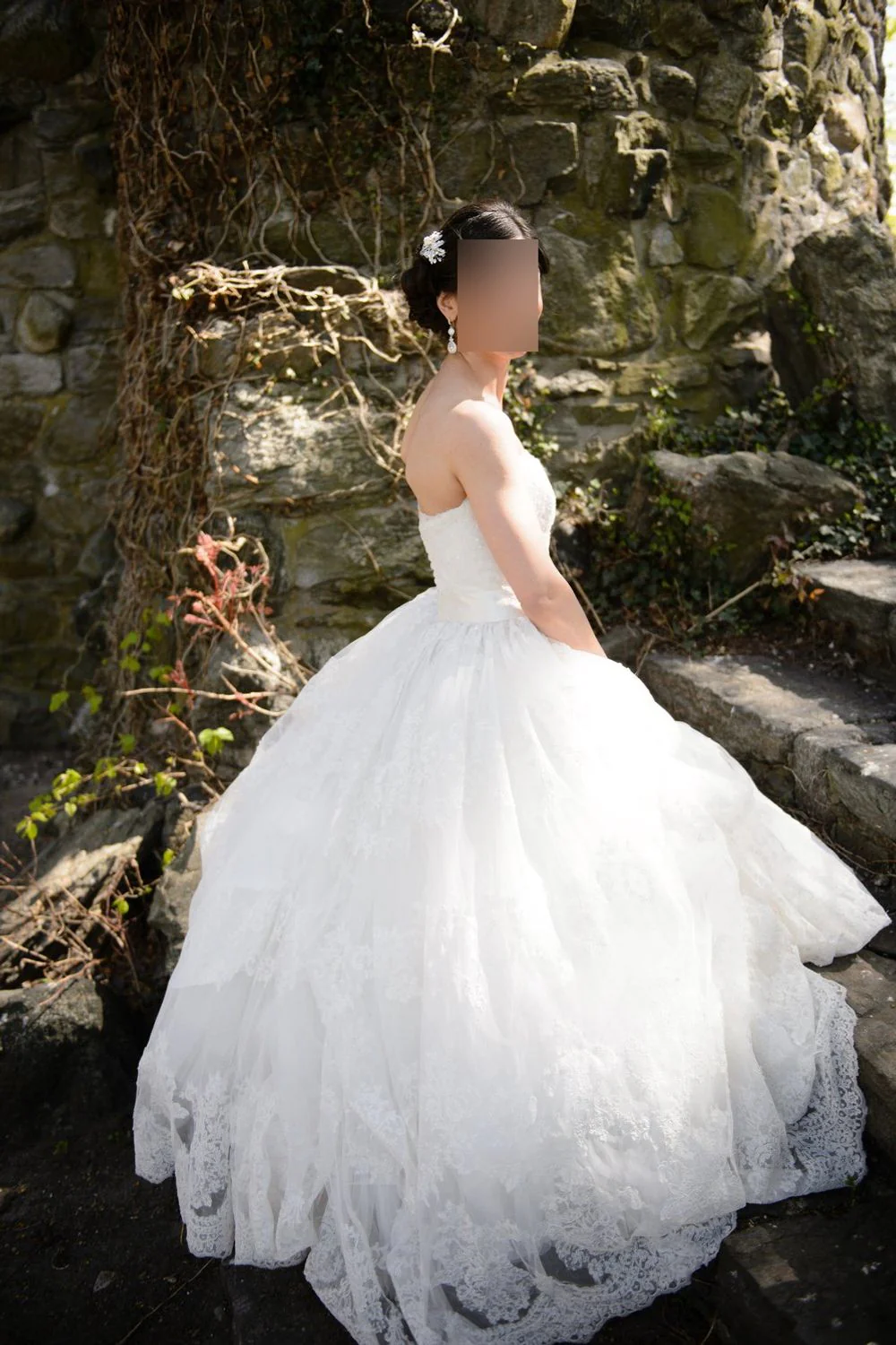 Ballgown with Veil - Image 8