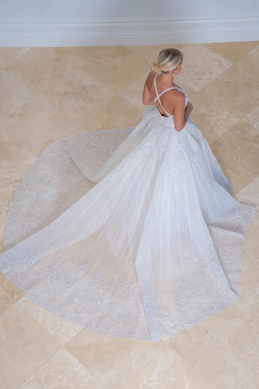 Beaded Plunge Neckline - Image 5