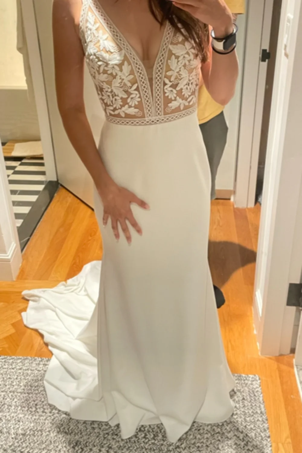 Beautiful Boho Sleeveless Floral Lace (Style 2297) - Image 3