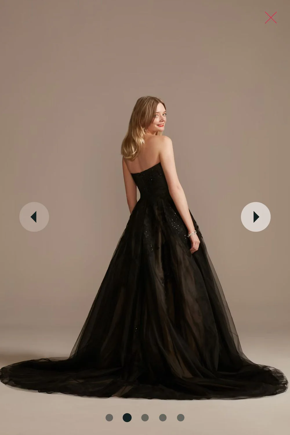 Black bridal gown - Image 3