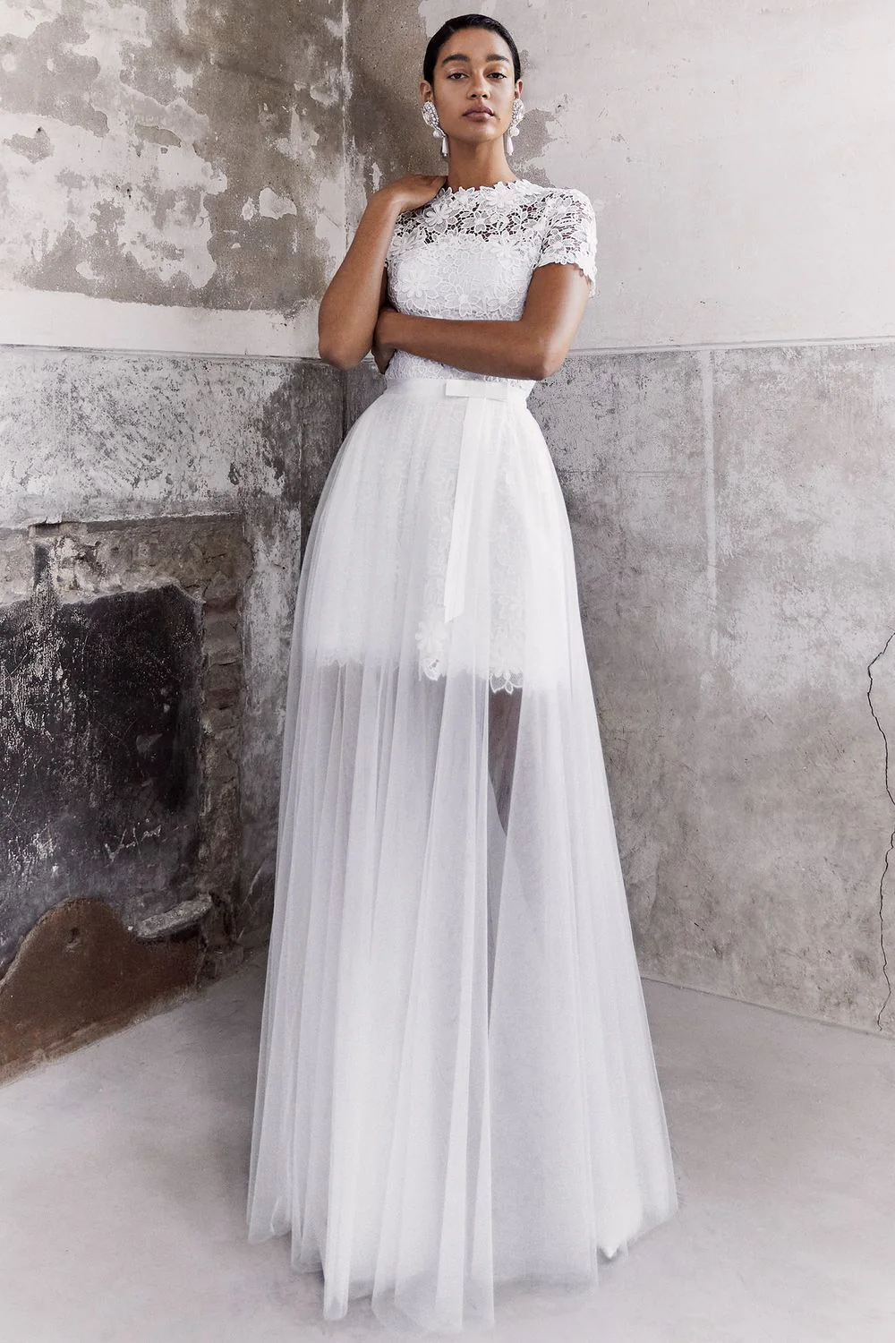 BLOOMING LACE LAYER DRESS - Image 3