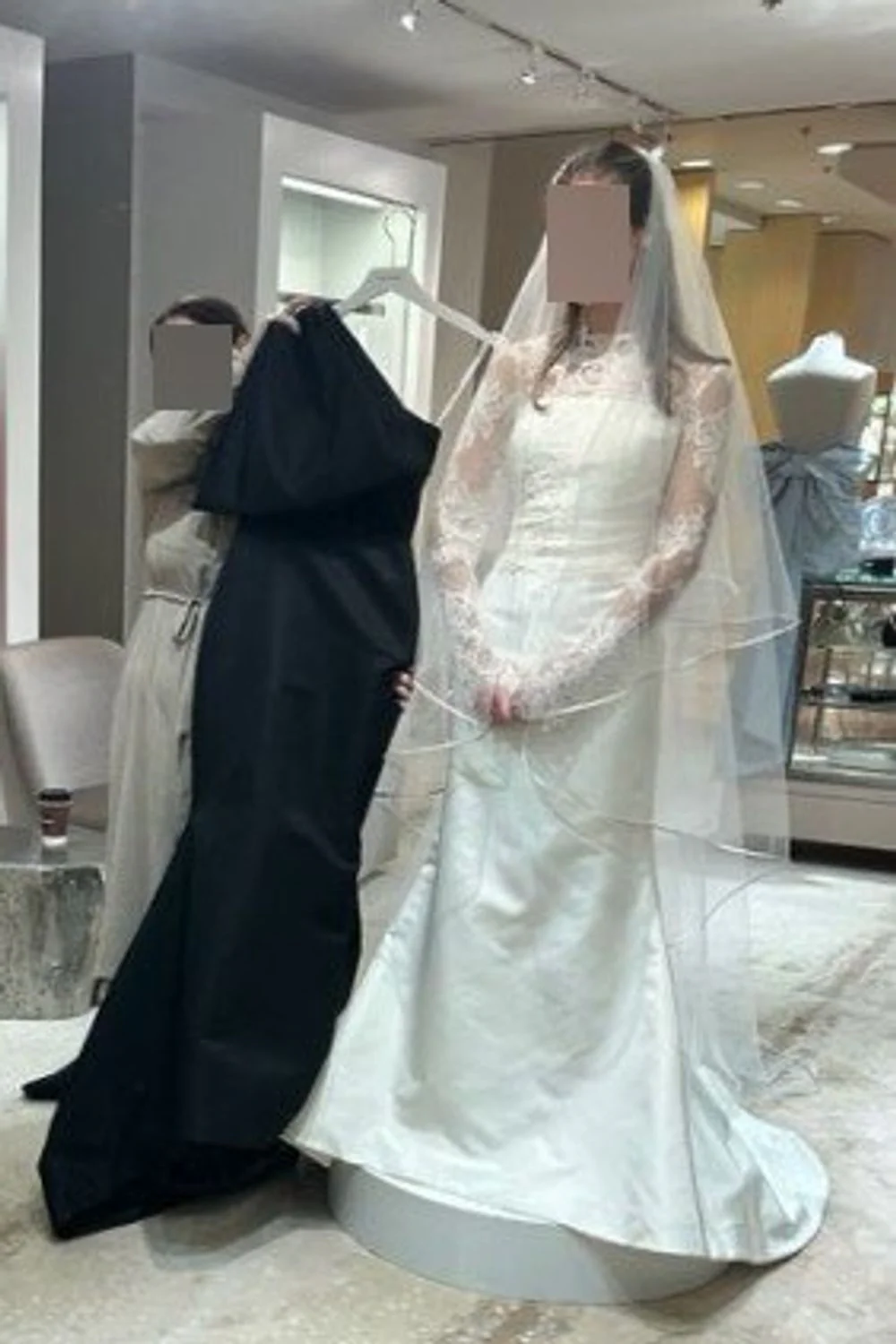 Blue Moon Dress with Veil and Jacket - Image 12