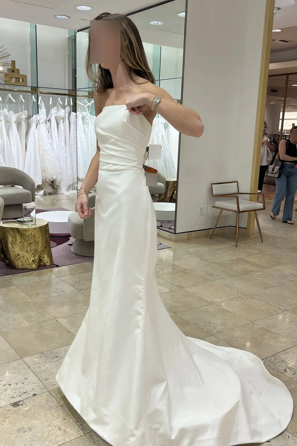 Blue Moon Dress with Veil and Jacket - Image 6