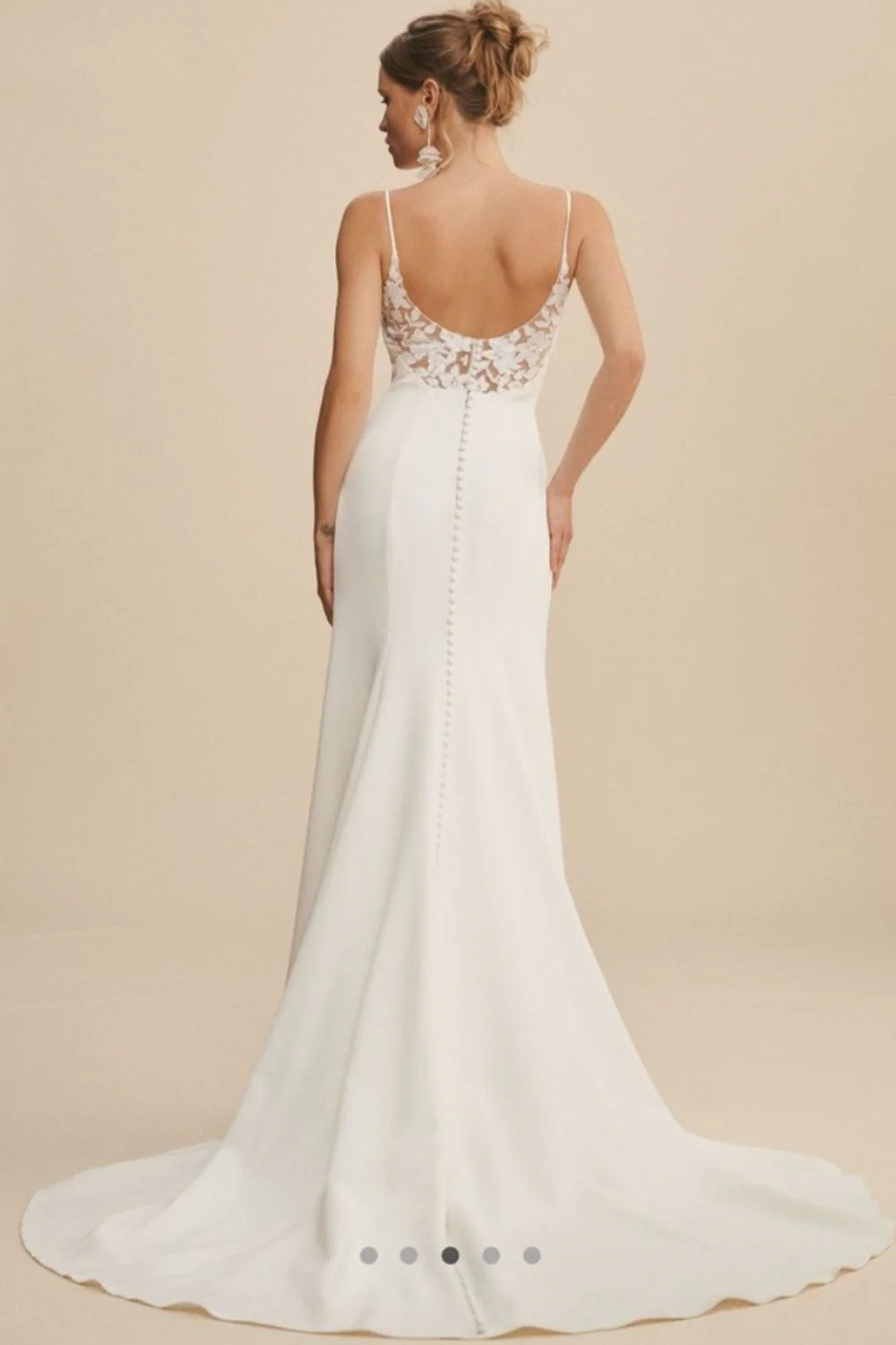 Caleb Fitted Crepe Dress