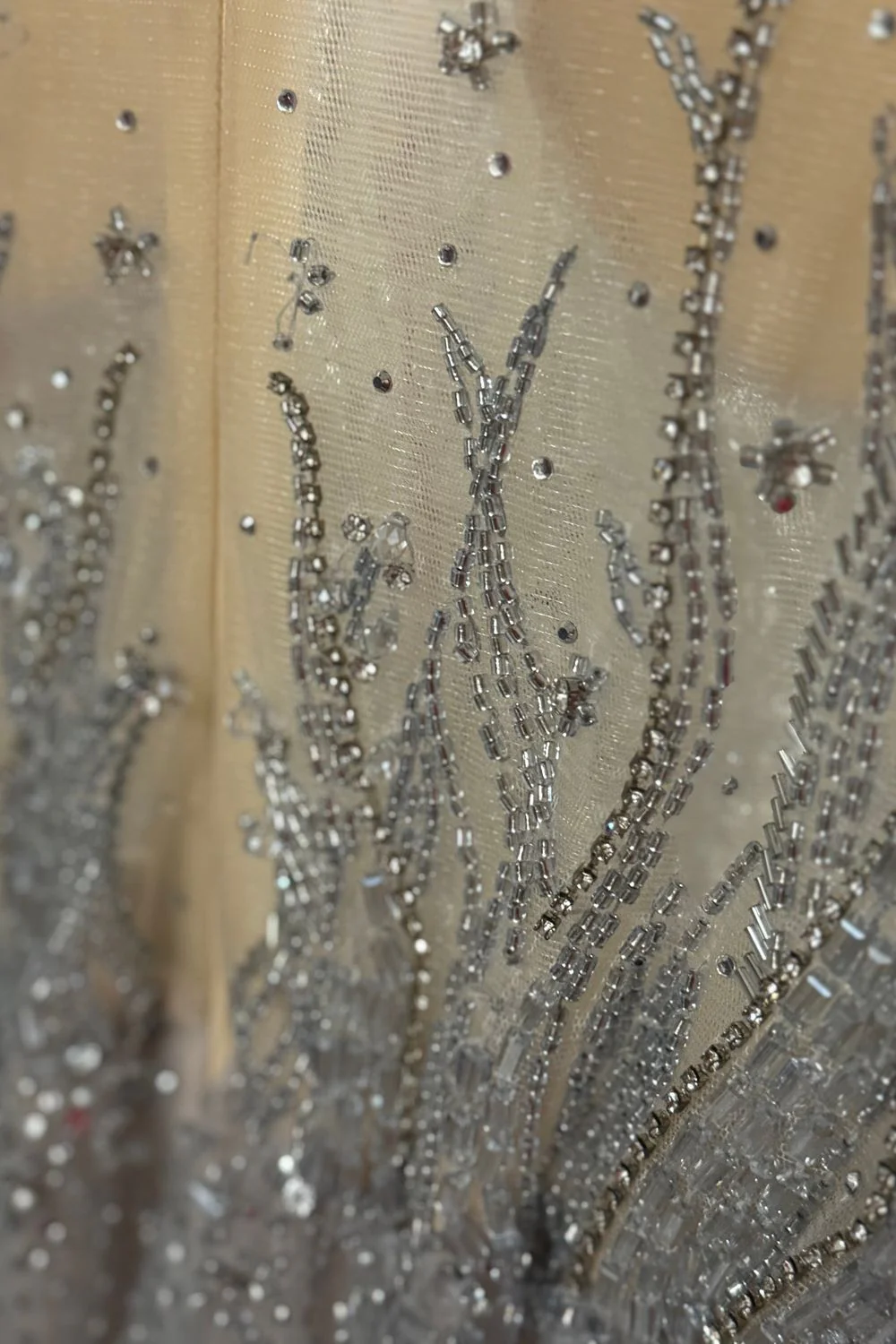 Cape sleeve prom dress / evening gown - Image 3