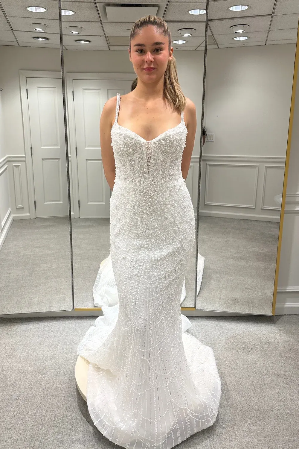 Celine with Veil and Overskirt