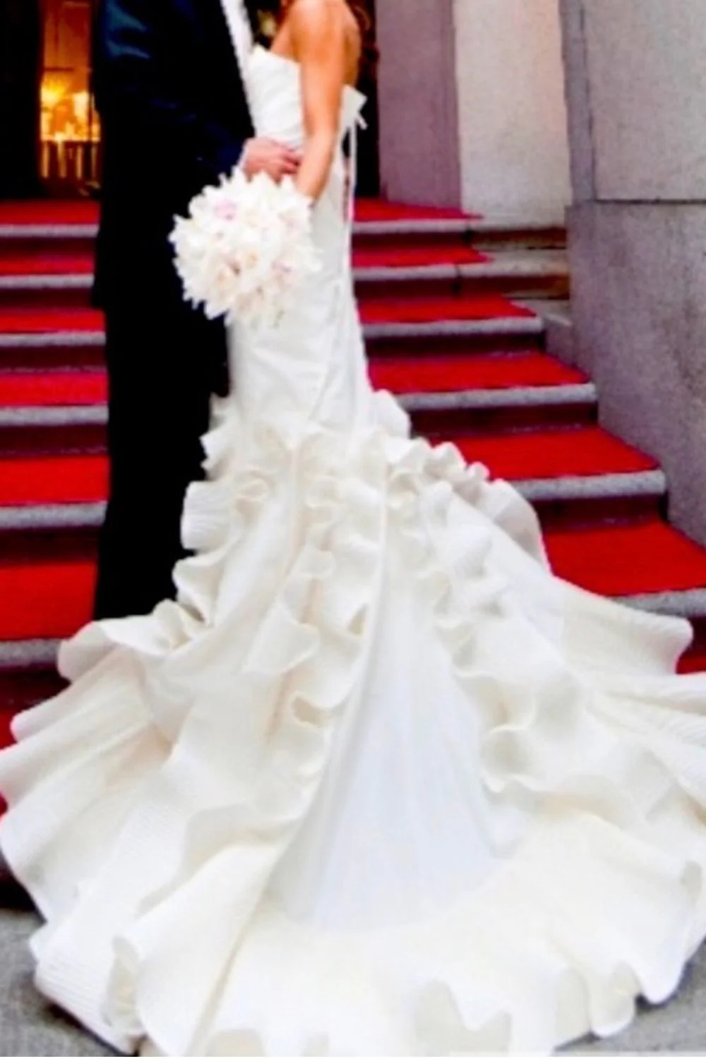 Couture Corset with Elegant Ruffle