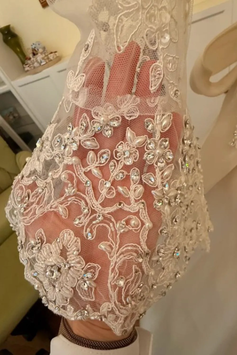 Custom Ballgown with Veil - Image 12