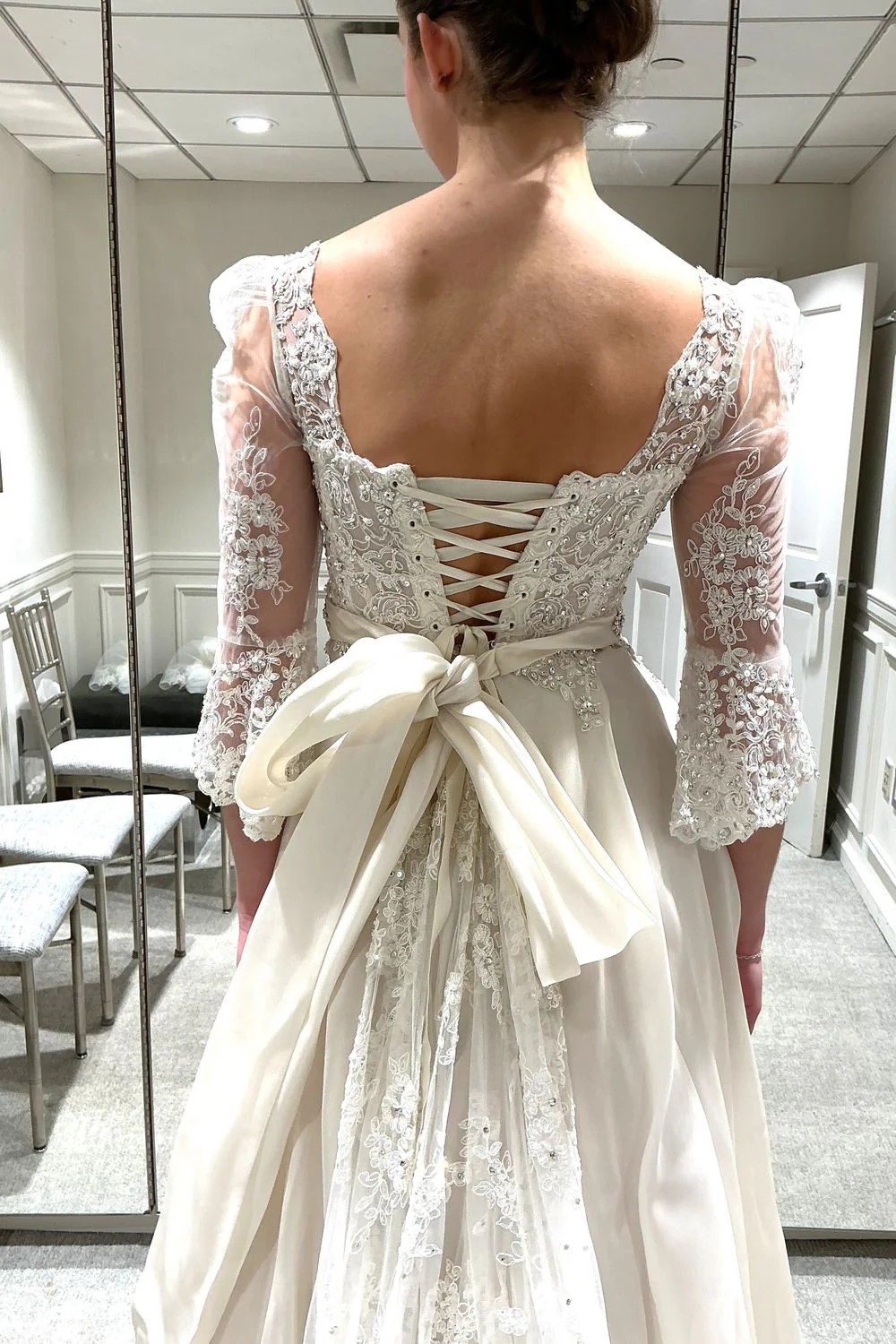 Custom Ballgown with Veil - Image 5
