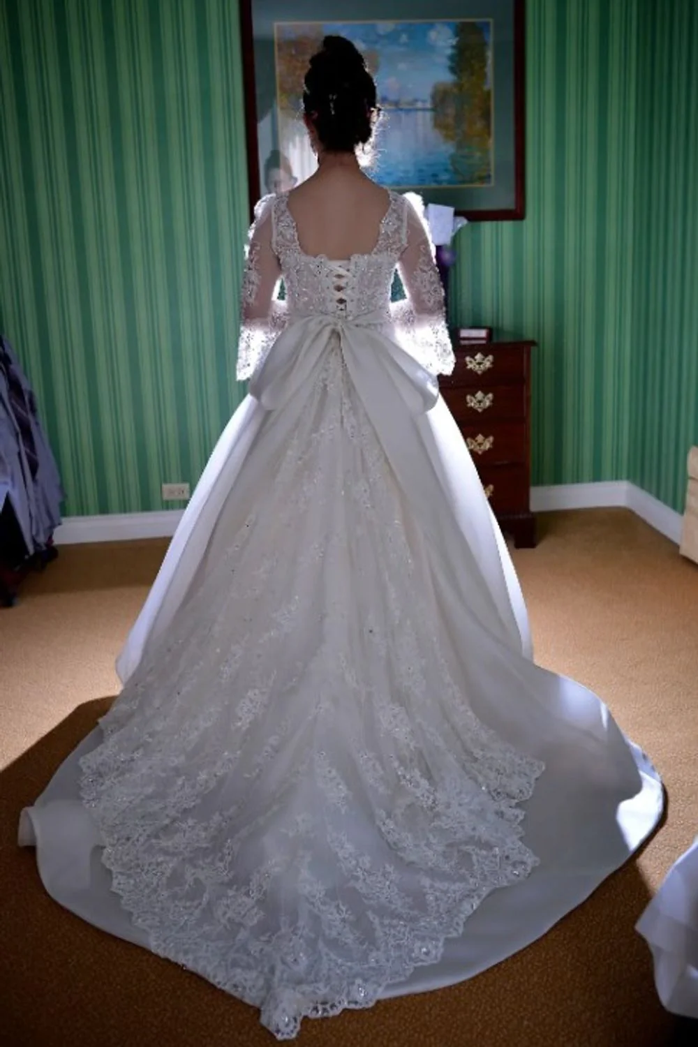 Custom Ballgown with Veil - Image 7