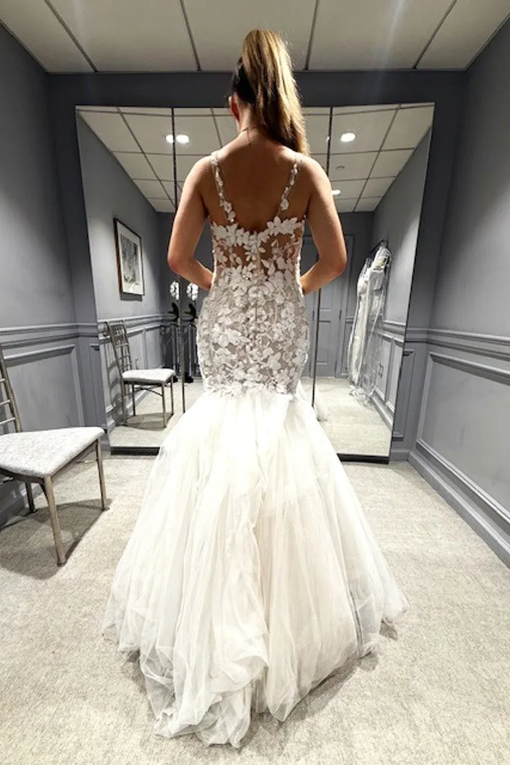 Custom Fit and Flare with Veil - Image 3