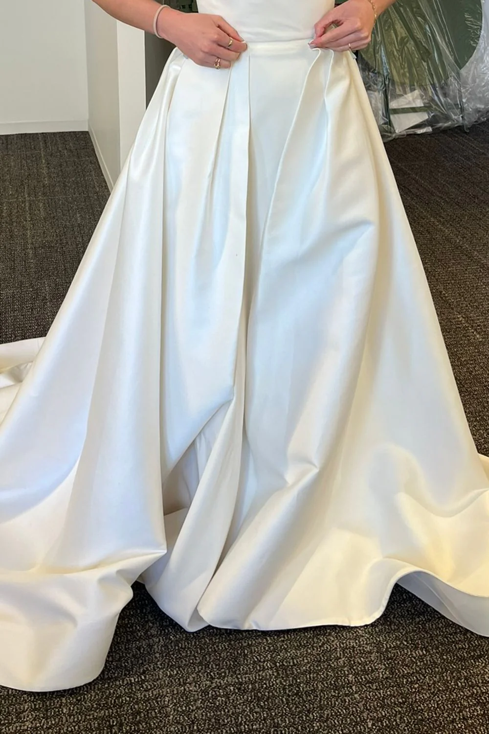 Custom Gown with Overskirt - Image 3