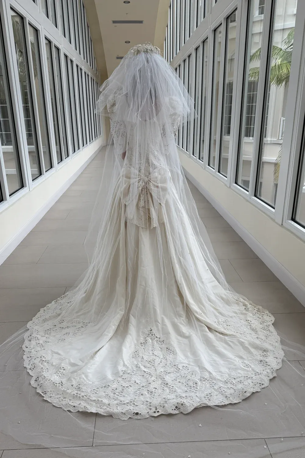 Custom with Veil & Headpiece - Image 3