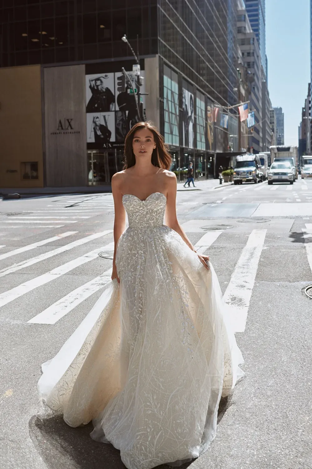 Dara with bolero and veil