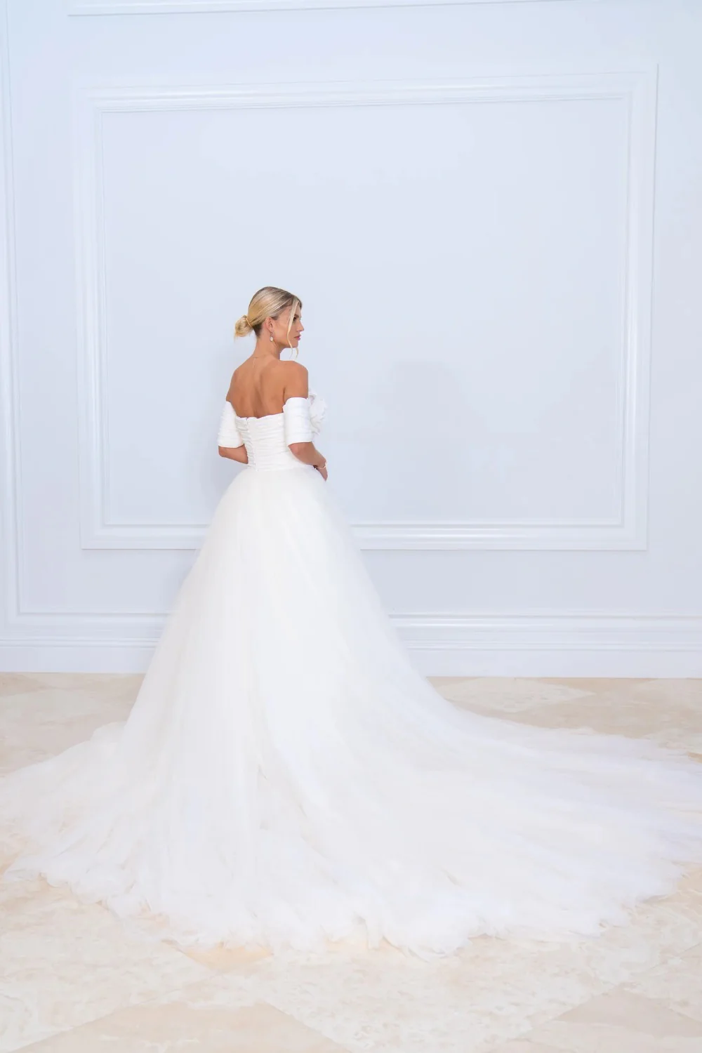 Draped Abundance Fantasie Gown - Image 3