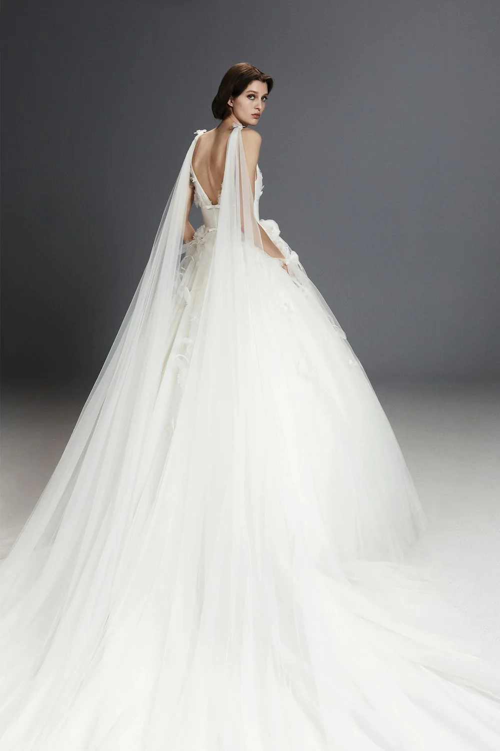 FAIRY TALE FLOWERS TULLE GOWN - Image 2