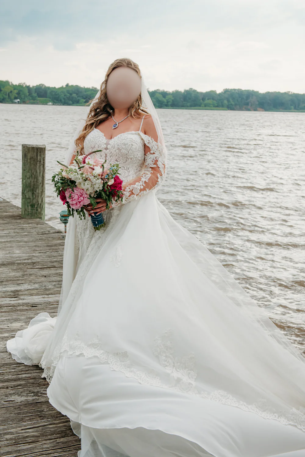 Fiona with Veil and Overskirt and Sleeves - Image 2