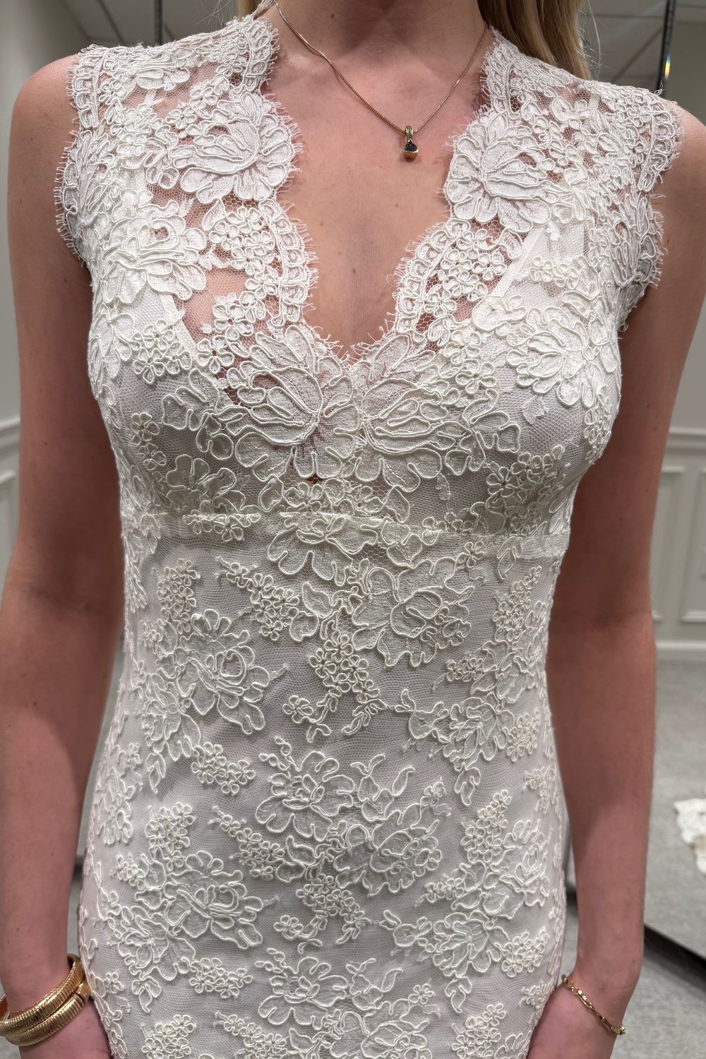 Fit and Flare Dress with Veil - Image 4