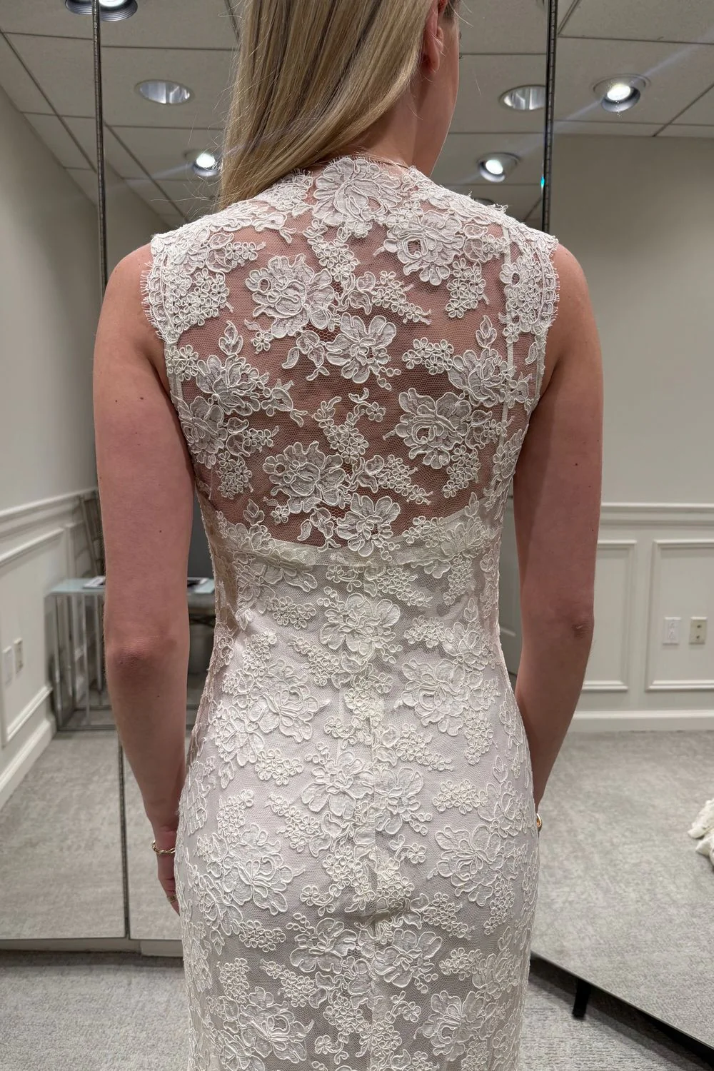 Fit and Flare Dress with Veil - Image 5
