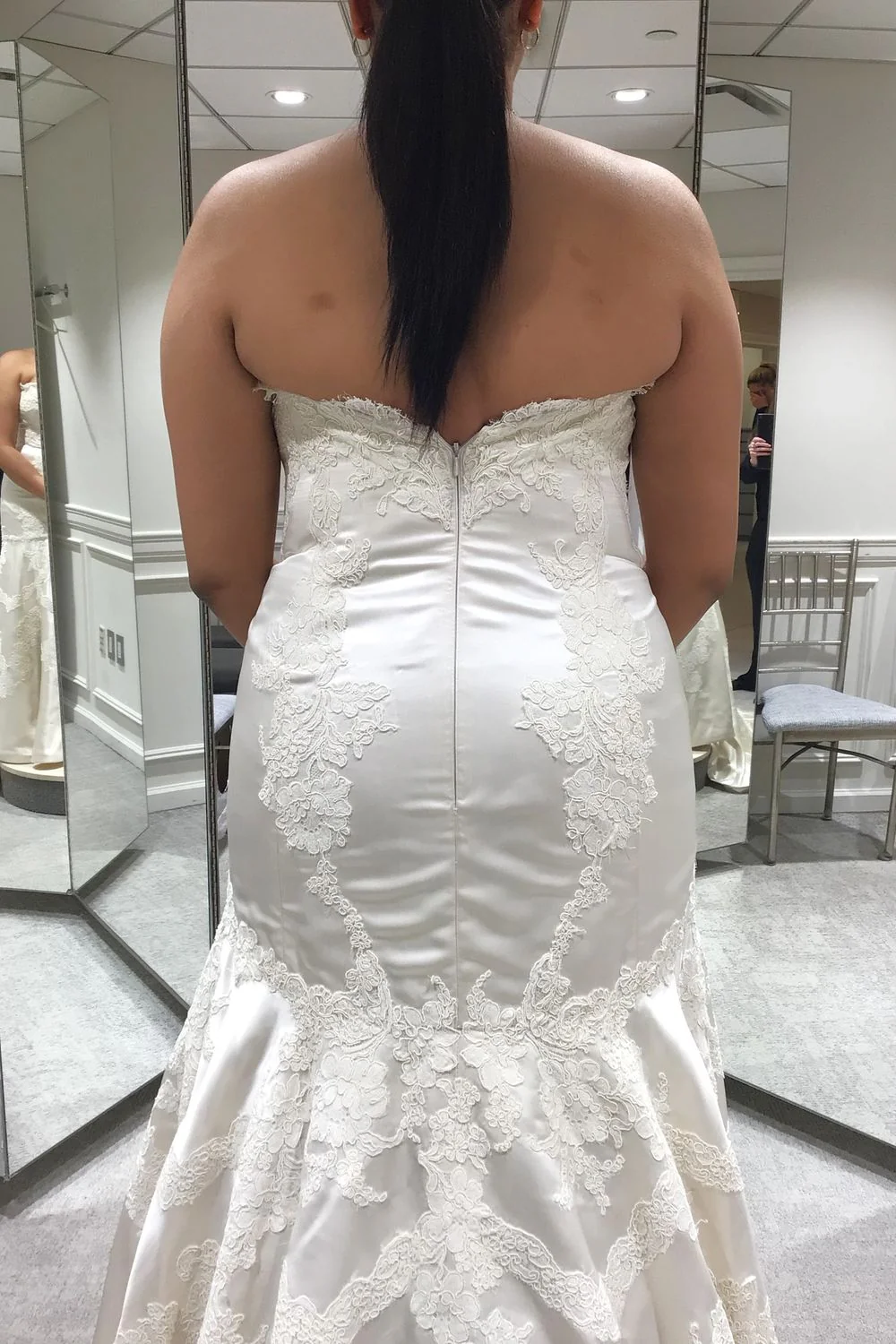 Fit and Flare Gown with Veil - Image 8