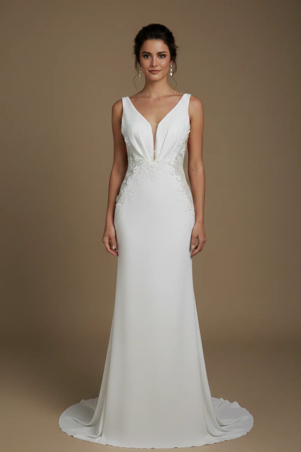 Fit and Flare Ivory Bridal Gown Size 6