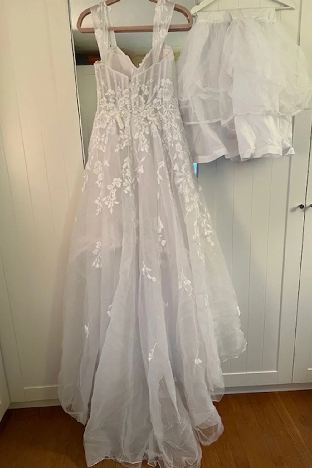 Floral Tulle Wedding Dress SWG 834 - Image 3