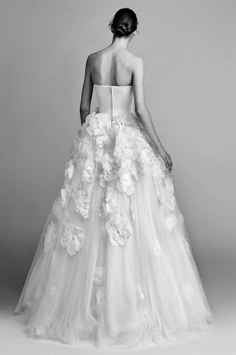 Flower Cloud Strapless Dress - Image 2