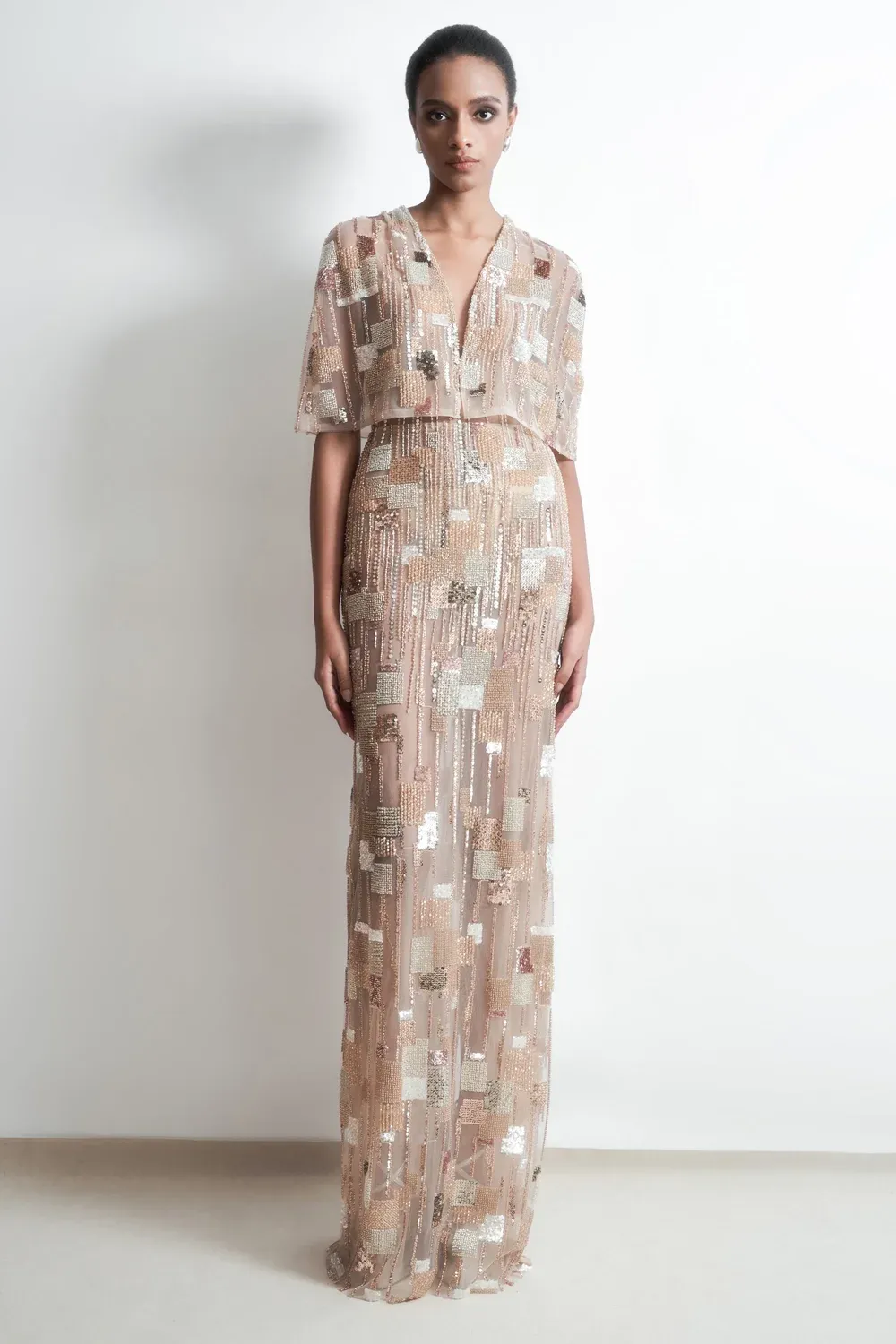 Freeze Poncho Long Gown - Image 4