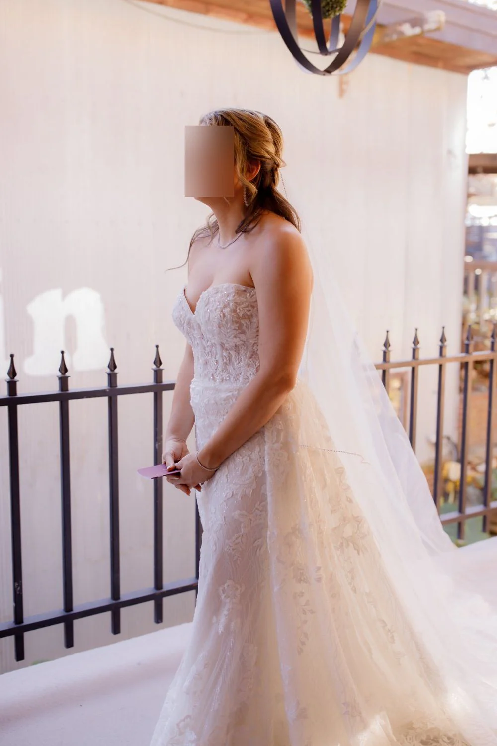 Fyvie 3504 with Veil and Skirt - Image 3