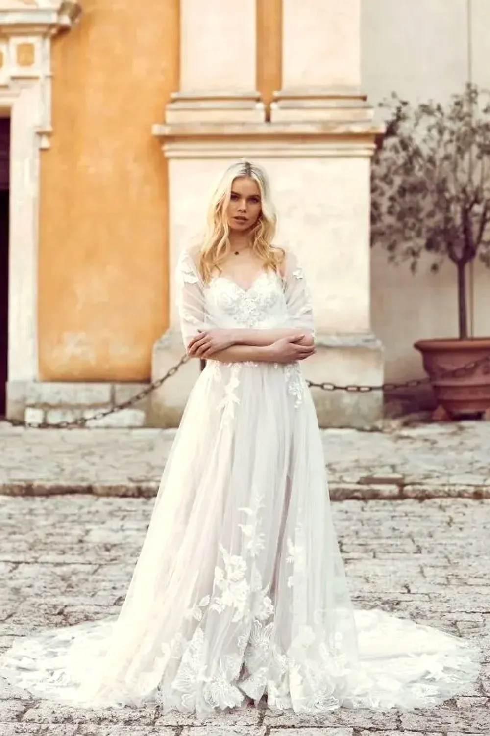 Haven ML9119 with Shawl and Glitter Tulle