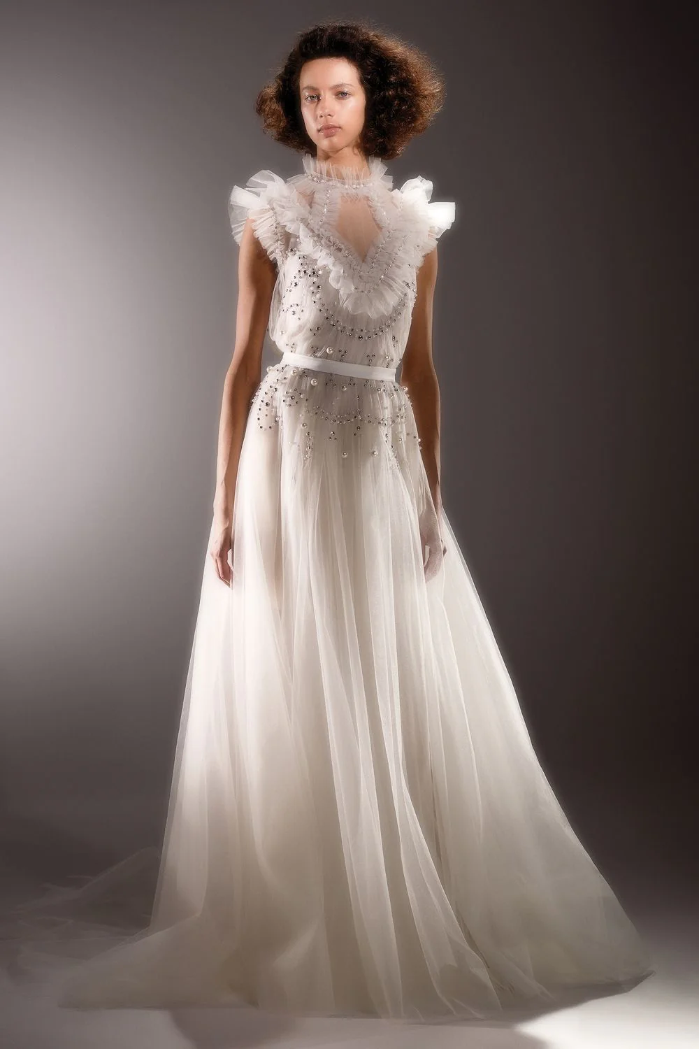IMMACULATE ETHEREAL TULLE GOWN