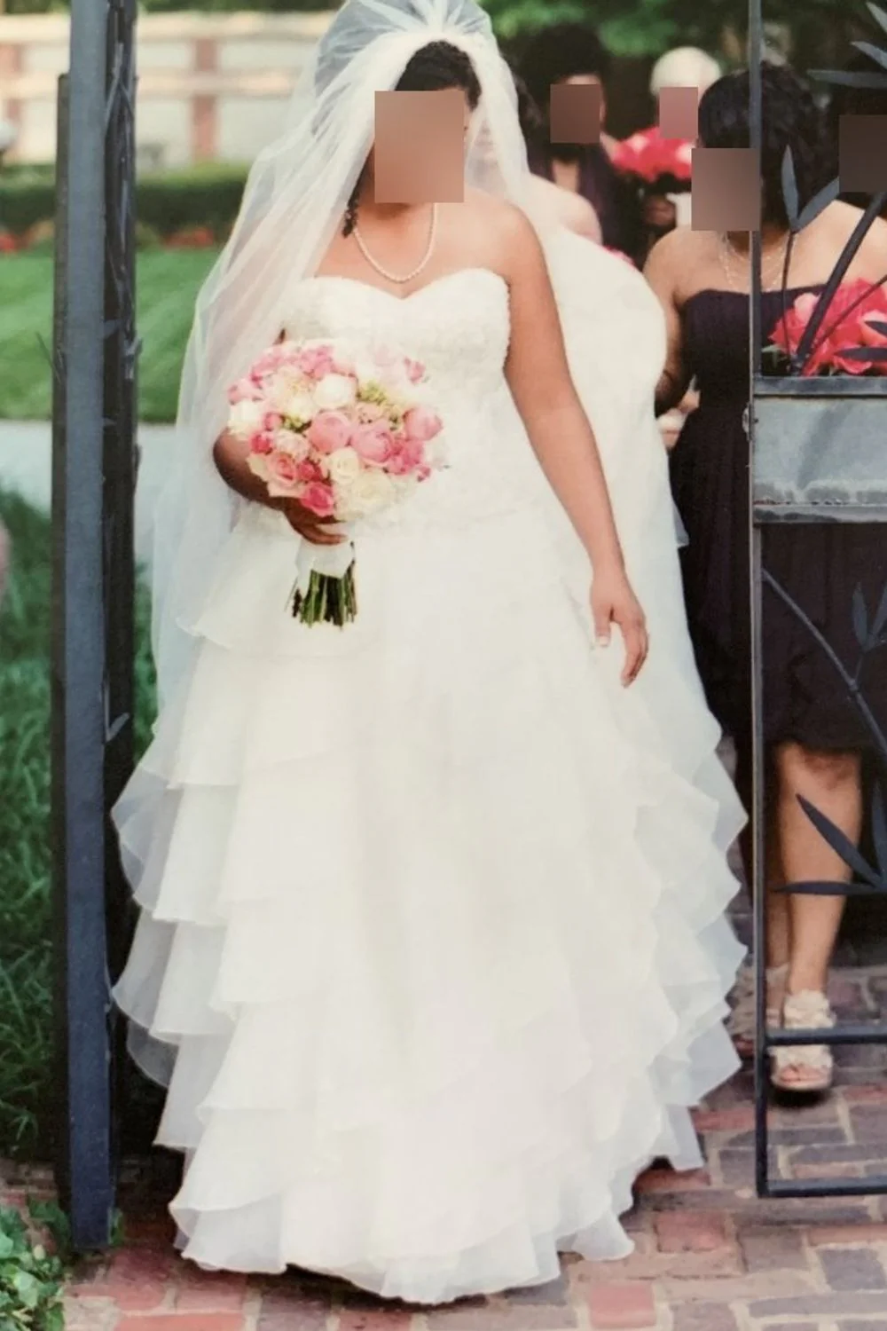 Isabella with Beaded Veil