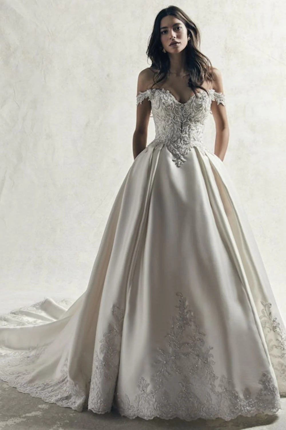 Kimora With Headpiece and Veil