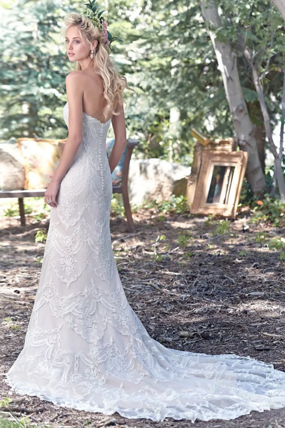 Kirstie with veil